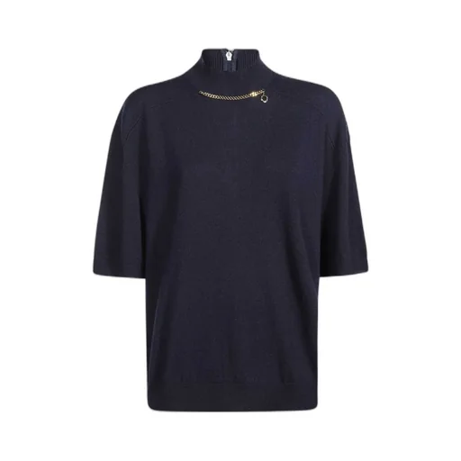 Long-Sleeved Zipper Sweater