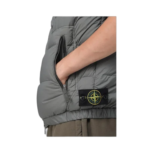 Stand Collar Down Vest