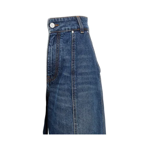 Wide-Leg Cargo Jeans