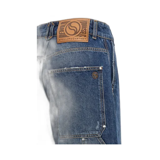 Wide-Leg Cargo Jeans