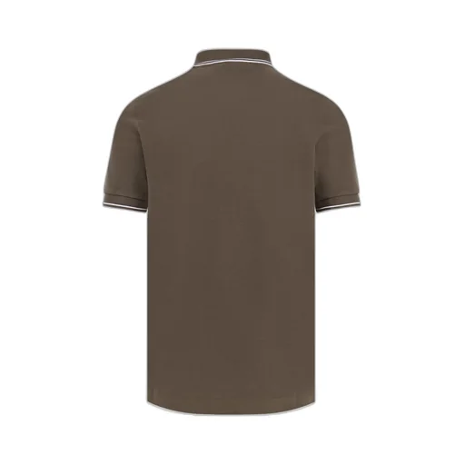 Logo Patch Buttoned Polo Shirt