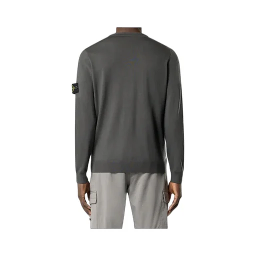 Compass-Badge Crew-Neck Sweater