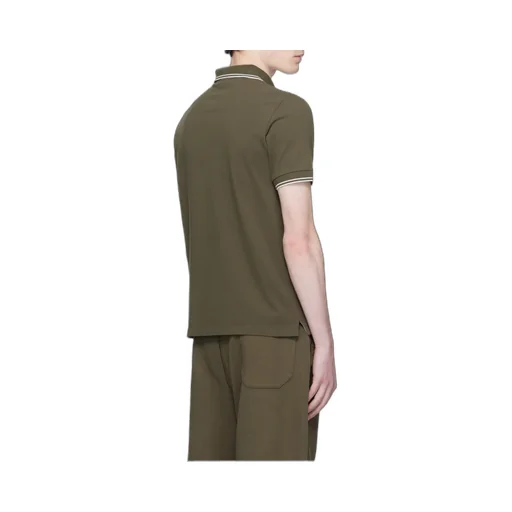 Logo Patch Buttoned Polo Shirt