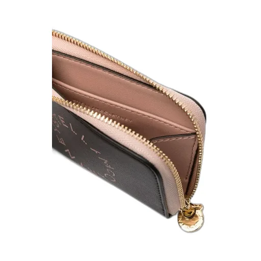 Logo-Print Bicolour Wallet