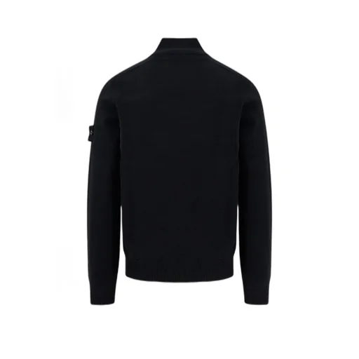 Half-Button Knitted Jumper