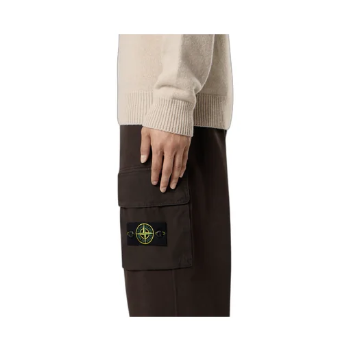 Logo Patch Tapered-Leg Pants