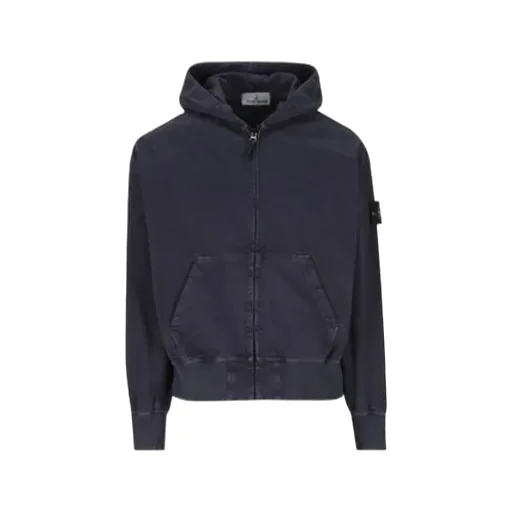 Oversized Fit Hooded Zip-Up Sweatshirt