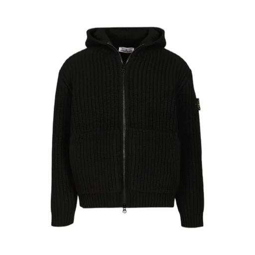 Ribbed-Knit Cardigan