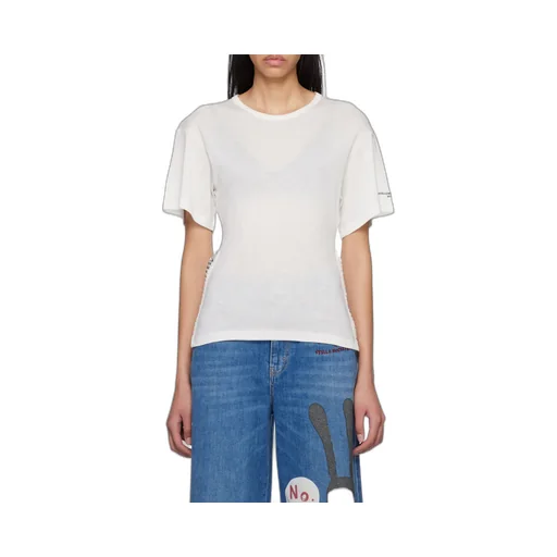 Chain-Detailed Crewneck T-Shirt