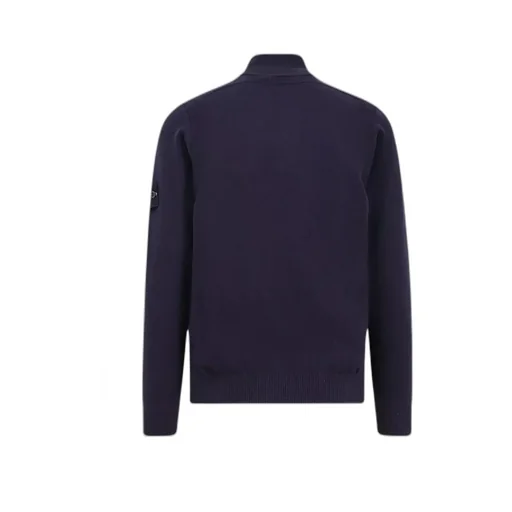 Half-Button Knitted Jumper