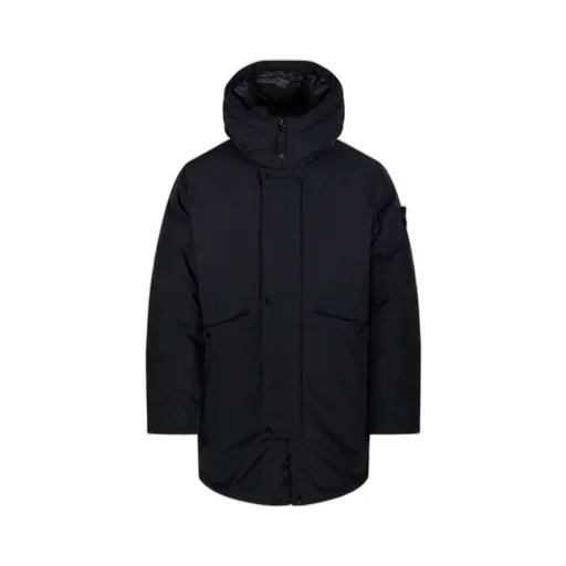 Logo Patch Hooded Jacket