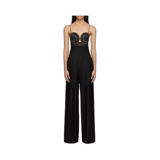 Cut-Out Flared Leg Jumpsuit