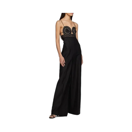 Cut-Out Flared Leg Jumpsuit