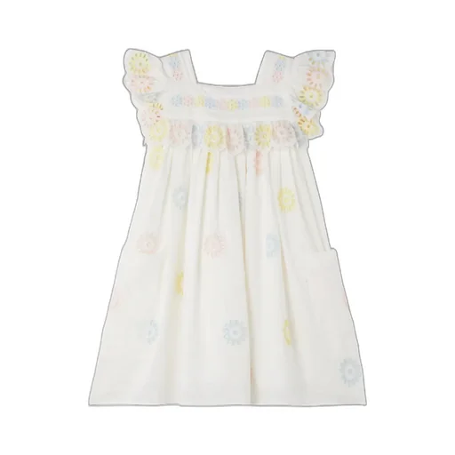 Ruffled Sleeveless Dress