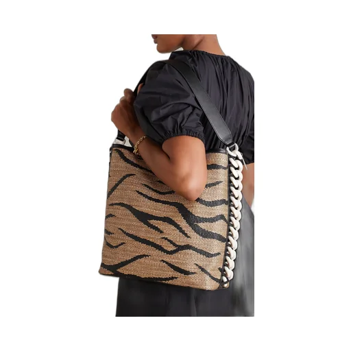 Tiger Stripe Top Handle Bag