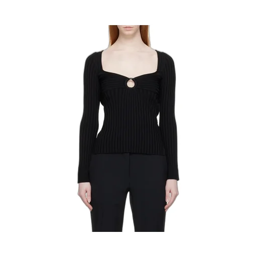Detailed Rib Knit Top