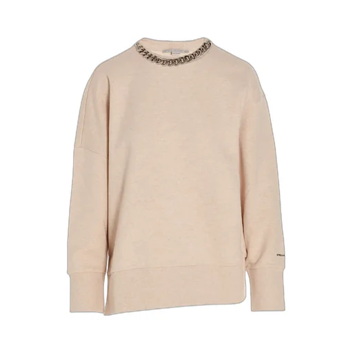 Falabella Chain Detailed Crewneck Sweater