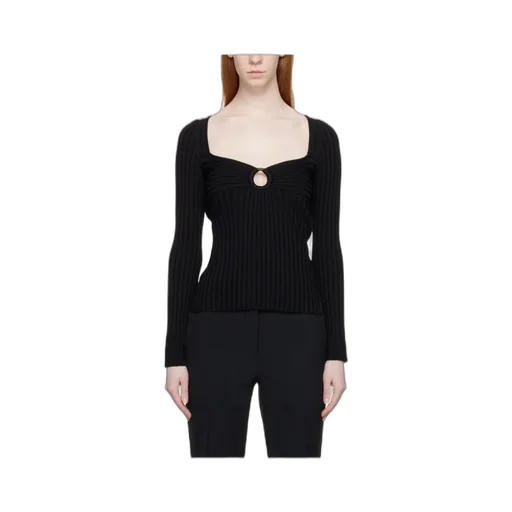 Detailed Rib Knit Top