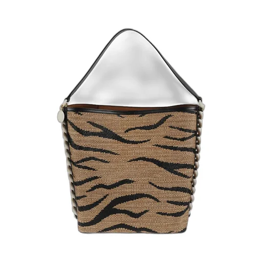 Tiger Stripe Top Handle Bag
