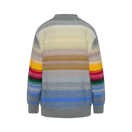Smile Embroidered Crewneck Jumper