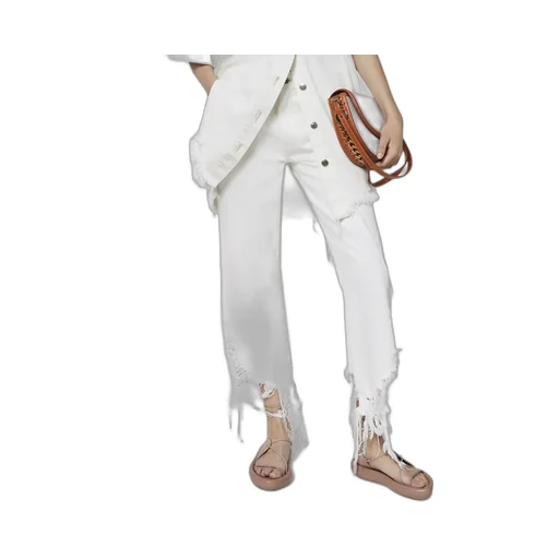 Frayed Hem Jeans