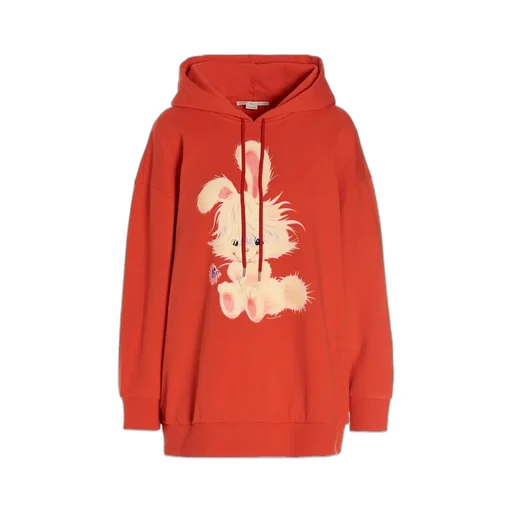 Hoodie With Bunny Print