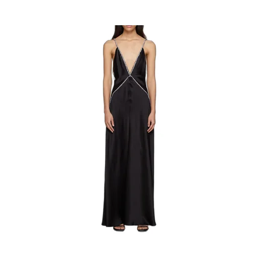 Embellished V-Neck Dress