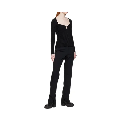 Detailed Rib Knit Top