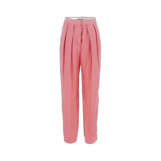 Pleated Straight Leg Trousers
