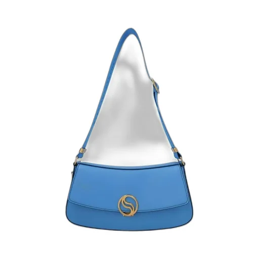 Logo Plaque Fold-Over Shoulder Bag