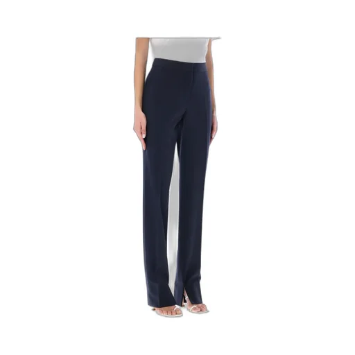Split Cuff Straight-Leg Pants