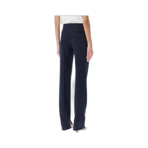Split Cuff Straight-Leg Pants