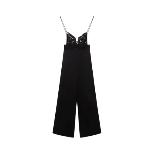 Cut-Out Flared Leg Jumpsuit