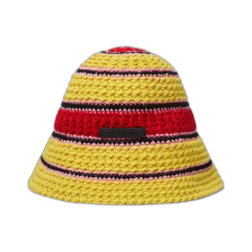 Colour-Block Crochet Hat