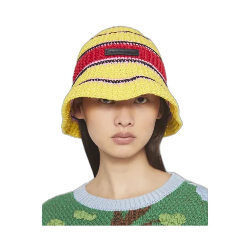 Colour-Block Crochet Hat