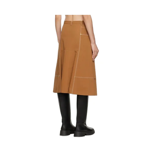 A-Line Mid-Length Skirt