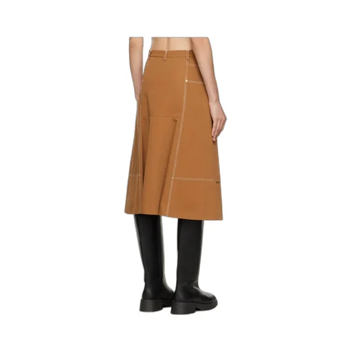 A-Line Mid-Length Skirt