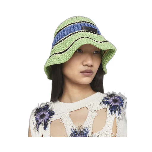 Colour-Block Crochet Hat