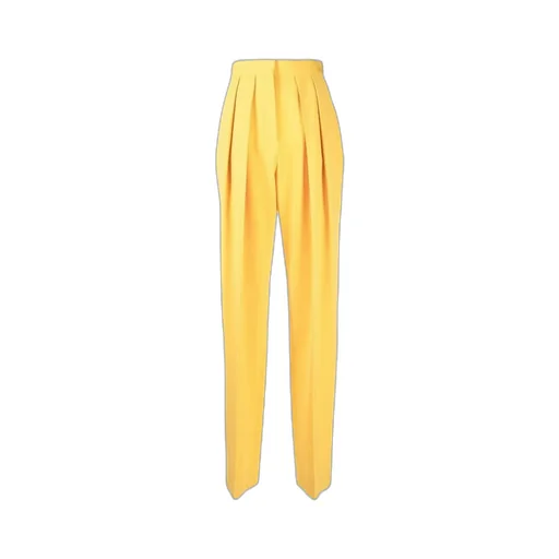 High-Waisted Straight-Leg Pants