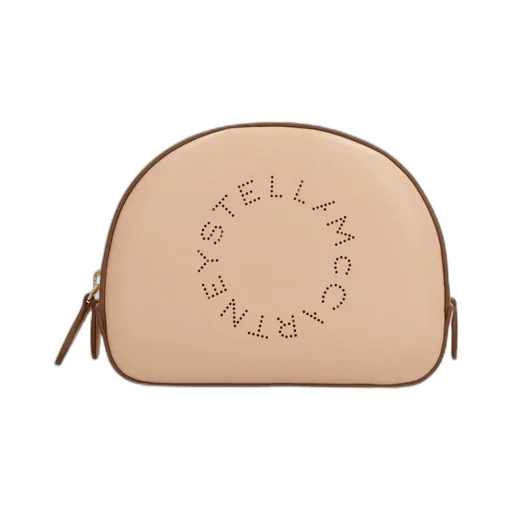 Logo Perforated Zip-Up Beauty Case