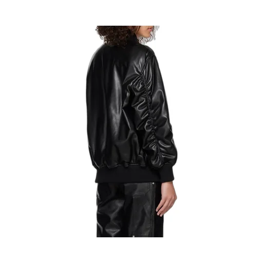 Logo Leather Jacket