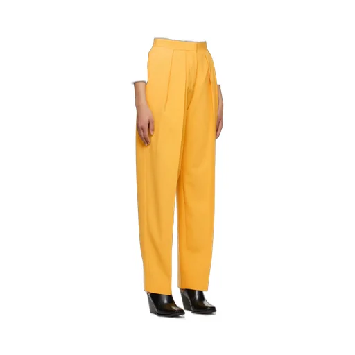 High-Waisted Straight-Leg Pants