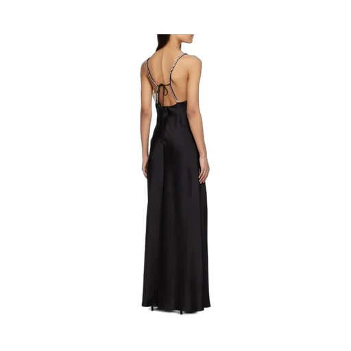 Embellished V-Neck Dress