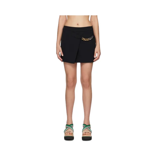 Falabella Chain Wrap Mini Skirt