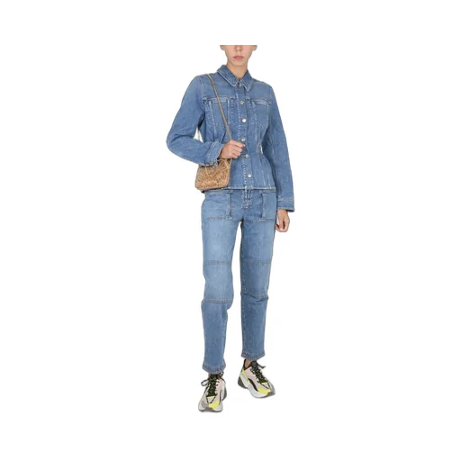 Elasticated Waist Denim Jacket