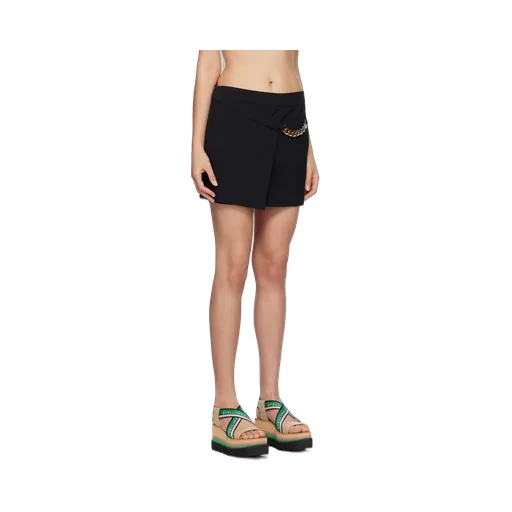 Falabella Chain Wrap Mini Skirt