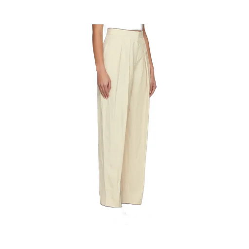 Straight Leg Pleated Pants