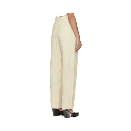 Straight Leg Pleated Pants