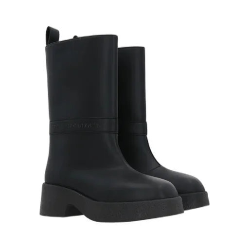 Logo Lettering Pull-On Boots