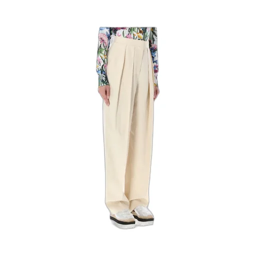 Straight Leg Pleated Pants
